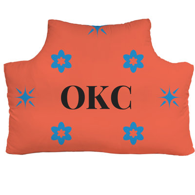 Oklahoma City Basketball Headboard Pillow Twin 