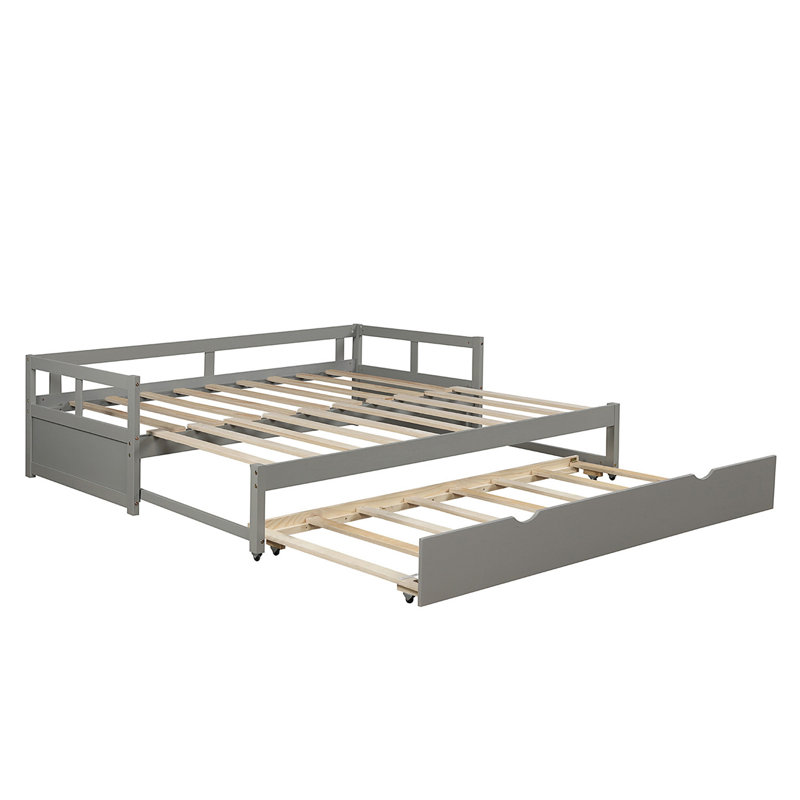 Extending Daybed With Trundle, Gray