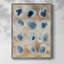 «Tile Serenity Fragments I», reproduction encadrée - bois massif-2137500681