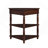 33.8" Small Triangle Corner Table, Wood Corner Side Table For Small Spaces/ Living Room, 3 Tier End Corner Table With Solid Wood Legs, Light Espresso-1081375949