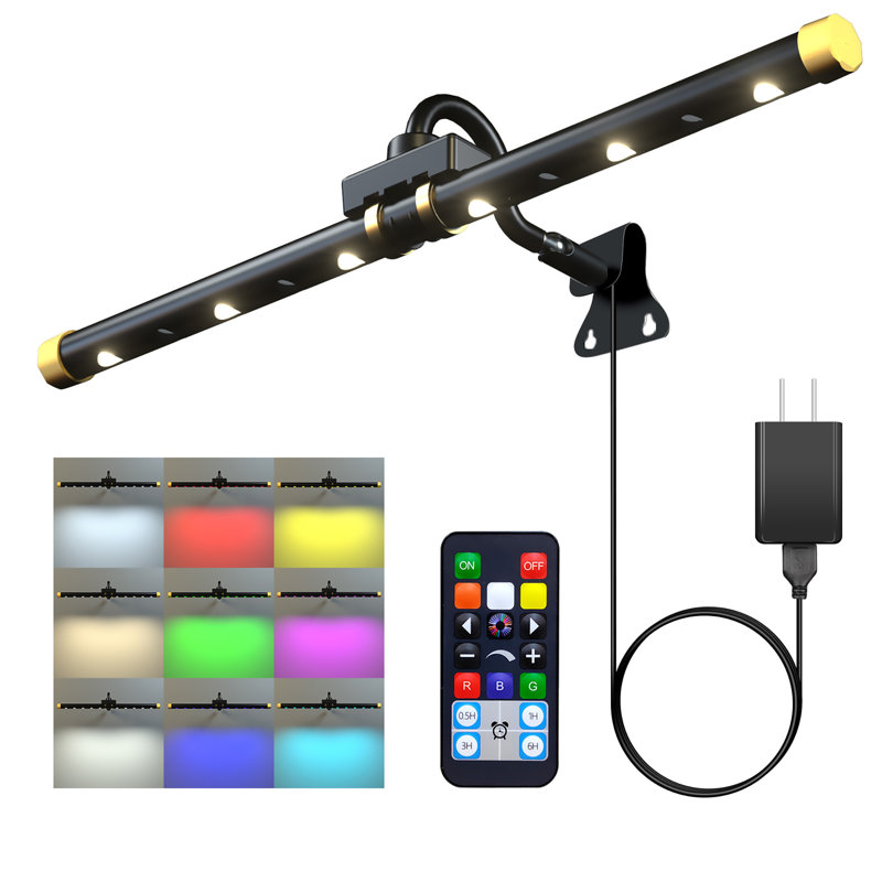 Gyle 16'' Dimmable LED Wall Mounted Picture Light with Remote