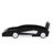 Race Car-Shaped Platform Bed With Wheels-1650053118