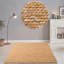 Hand Woven Wool Terracotta Indoor Rug-74489372