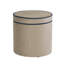 Ava 18" Velvet Storage Ottoman-1343874201
