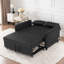 Canapé-lit Lennie avec ports USB, poignée portative, dossier réglable et 2 coussins-337182430