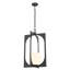 Luminaire suspendu 1 lumière Harding en noir mat-1672645228