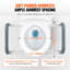 VEVOR Raised Toilet Seat, 3.5" Height Raised, 300 lbs Weight Capacity, for Standard Round Toilet