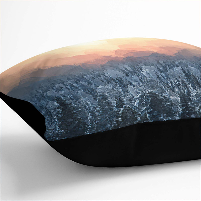 Square Throw Cushion, Black, 55cm H x 55cm W x 20cm D