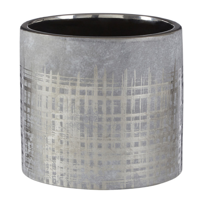 Claydon Ceramic Cachepot, 13cm H x 14cm W x 14cm D
