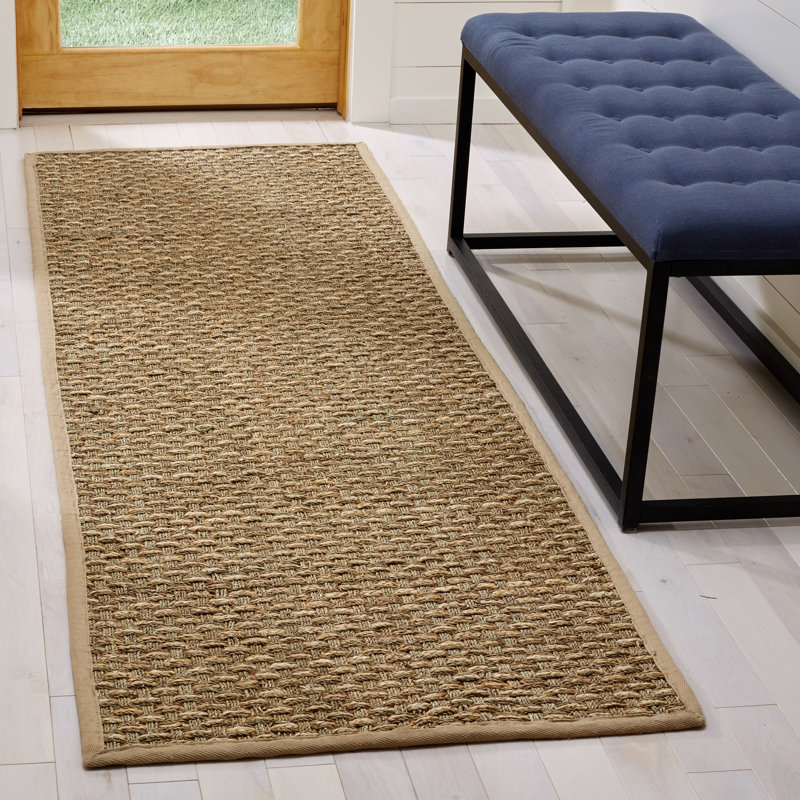 Tapis de couleur unie Chagoya, Tapis de couloir 2 pi 6 po x 12 pi