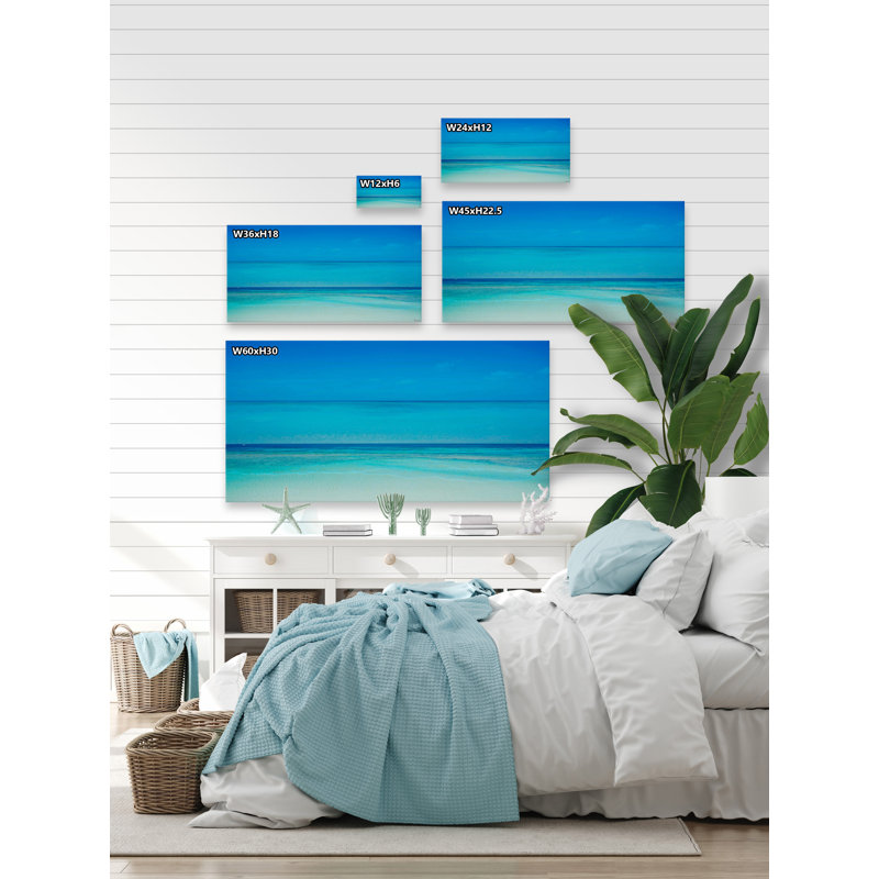 «Clear Blue» par Parvez Taj, reproduction sur toile tendue, H 30 po x l 60 po x P 1,5 po