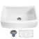 Prisma 36'' L Farmhouse / Apron Single Bowl Solid Surface Kitchen Sink