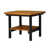 Teak Top/Black Base