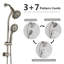 Pomme de douche à pluie double multifonction-64536758
