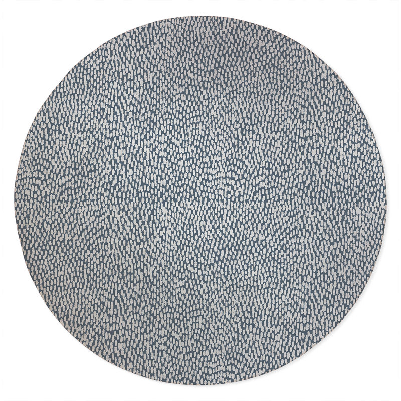 Twinkle Splat Non-Slip Outdoor Rug, Round 5'