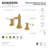 Kingston Brass English Classic Two-Handle 3-Hole Deck Mount Widespread Bathroom Faucet with Pop-Up Drain-136950931