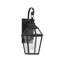 Jackson 1-Light Emie in Matte Black with Gold Highlights-1579810050