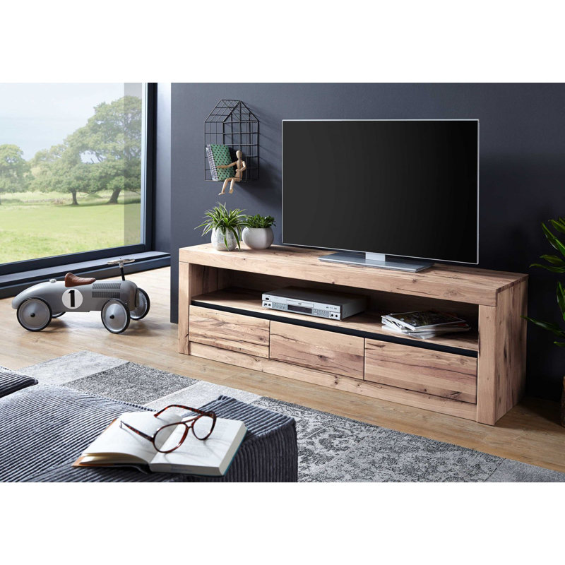 Montreux Unfinished TV Stand for TVs up to 70, Bianco