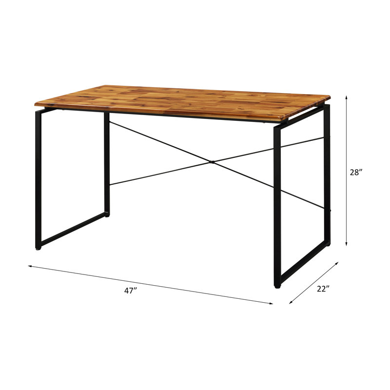 Rotem Desk, Oak/Black