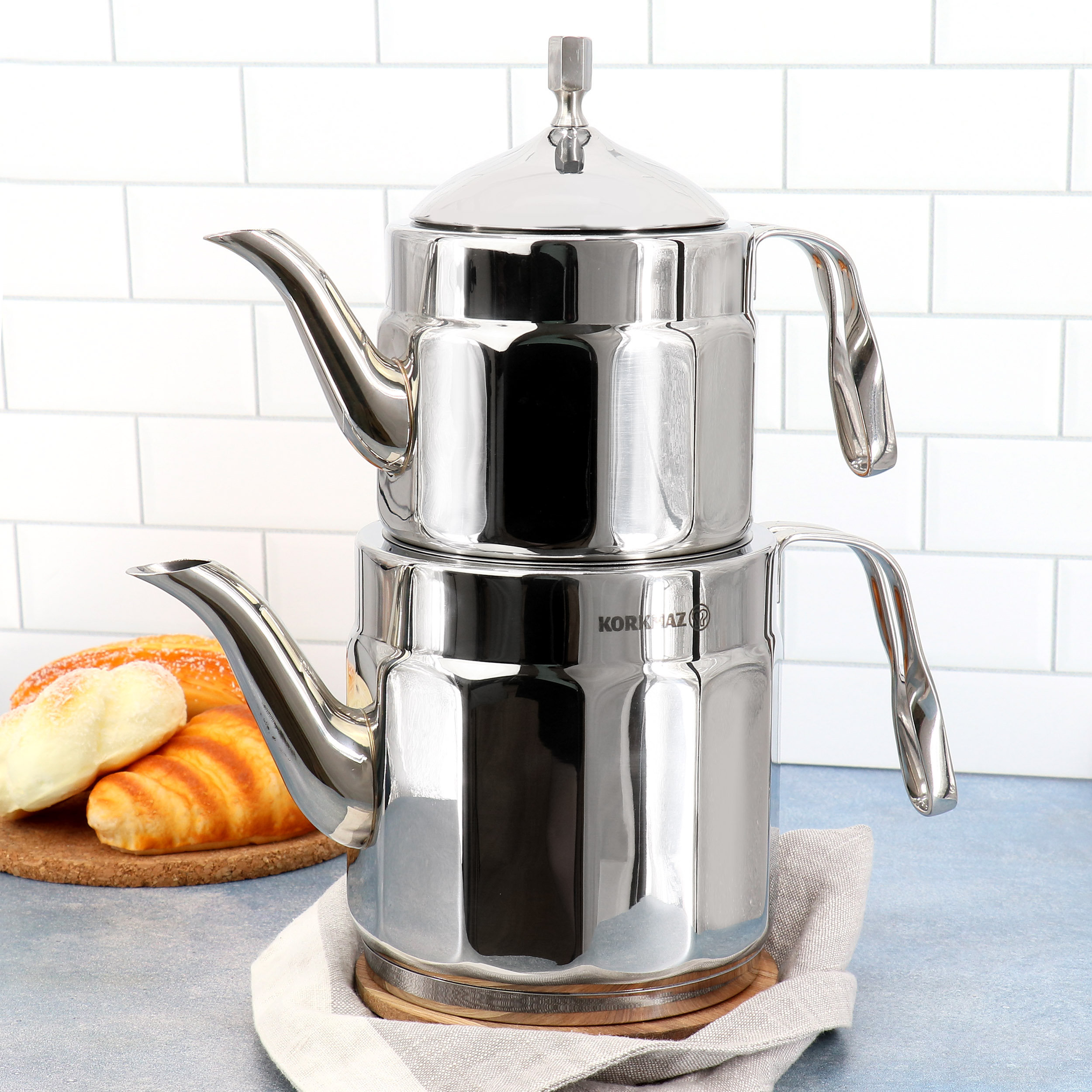 Stainless steel clearance teapot for one