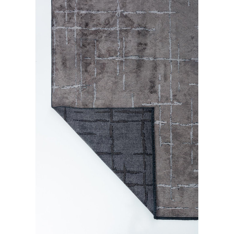 Modern Loose Abstract Stripes, Square 9'