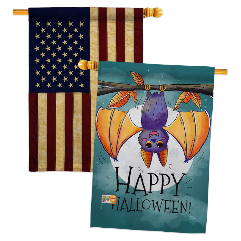Drapeau de maison Happy Halloween