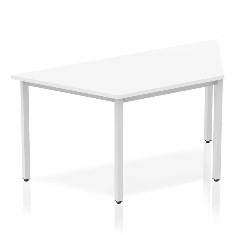 Kyvan 160cm Half-circle Conference Table, White