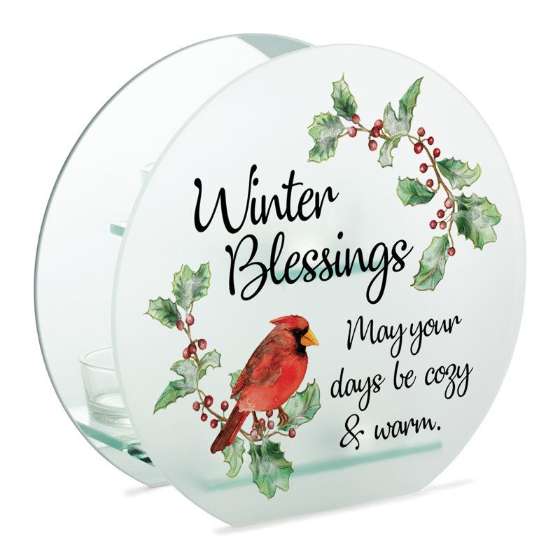 Tealight Winter Blessings-May Your Days