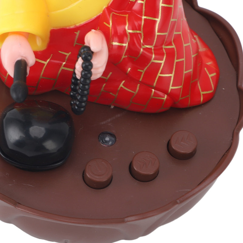Figurine de moine en mouvement musical, Red
