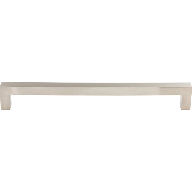 Nouveau Appliance Pull, Brushed Satin Nickel, 18" Center to Center