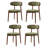 Vicenta Mid-Century Modern Upholstered Dining Chair With Solid Wood Legs-138783594-138783593