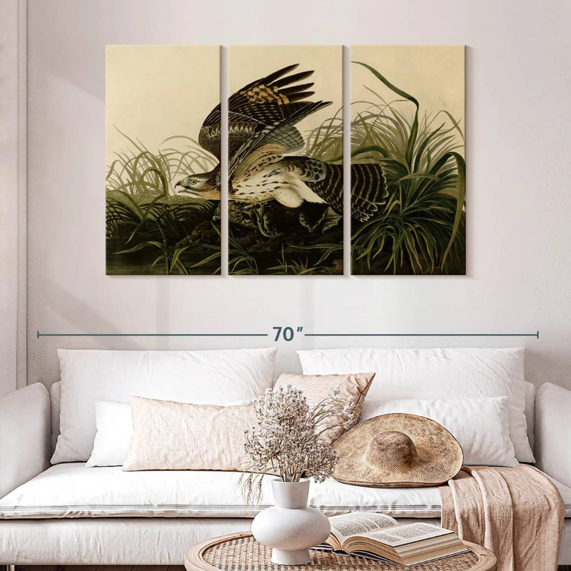Brampt Winter Hawk, 32" H x 50" W