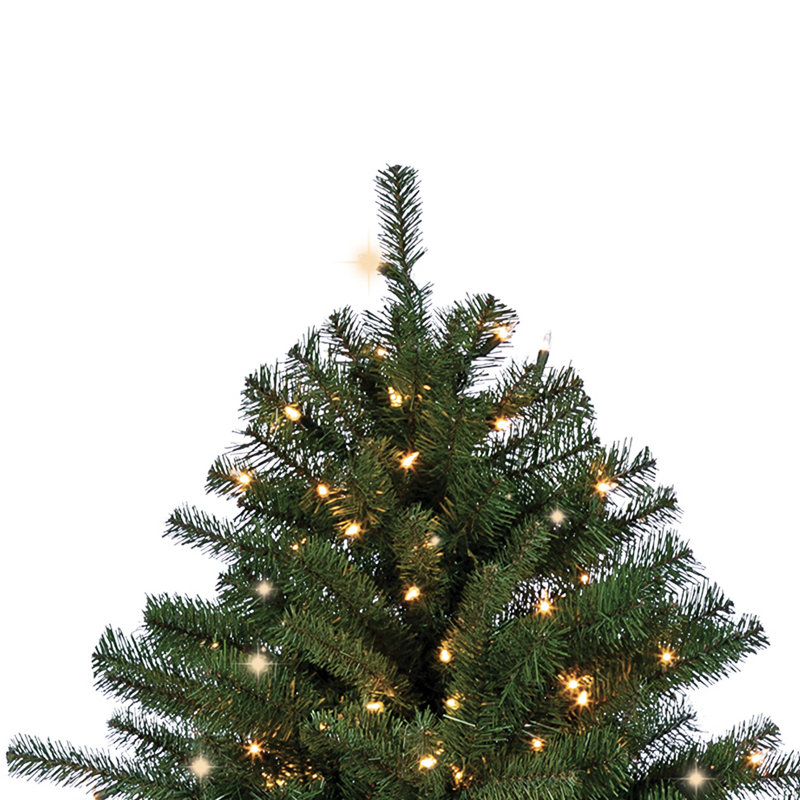 9' Green Fir Artificial Christmas Tree with 1000 Clear Lights, 9' H
