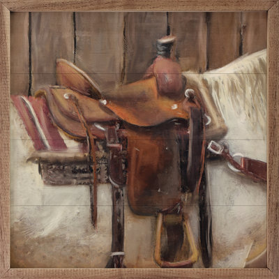 " Western Saddle " by Nina Blue