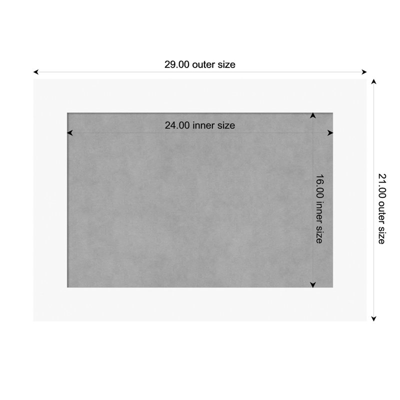 Tableau magnétique de base blanc encadré, H 21 po x l 29 po