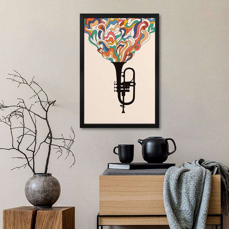 Jazz, 2024 - reproduction d'art mural - affiche de galerie, H 32 po x l 24 po