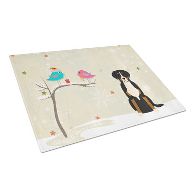 Planche à découper en verre à trésors pour chien suisse caroline Christmas Presents