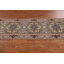 Tapis de couloir oriental géométrique Heriz Serapi noué à la main 3 x 12