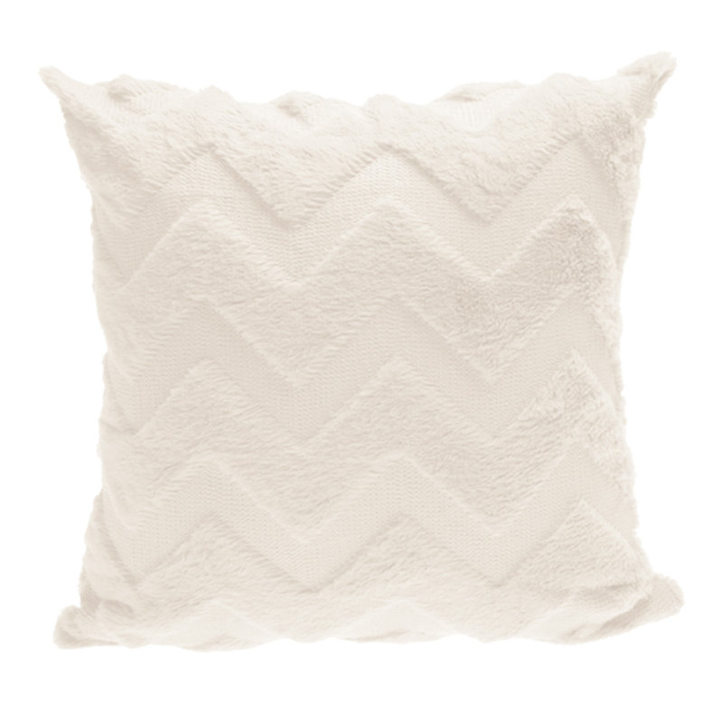 Masafumi Cotton Square Cushion, White
