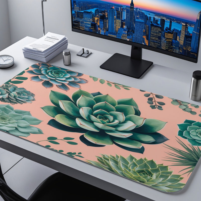 Polyester Desk Pad, 23.6x13.8