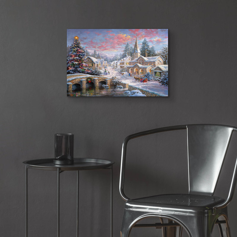 Art mural épique «Heaven On Earth» par Nicky Boehme, 24 po x 16 po, H 16 po x l 24 po