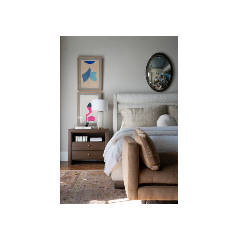 Millie 2 - Drawer Solid Wood Nightstand