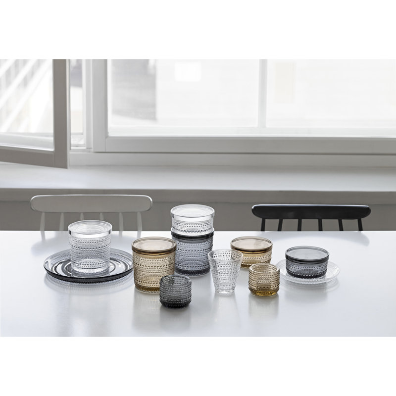Kastehelmi Linen 4.48" Indoor / Outdoor Glass Jar