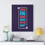 Dream Big Work Hard Never Quit - Wrapped Canvas Print