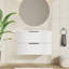 Meuble-lavabo blanc 30 po sans lavabo | Idée de cadeau