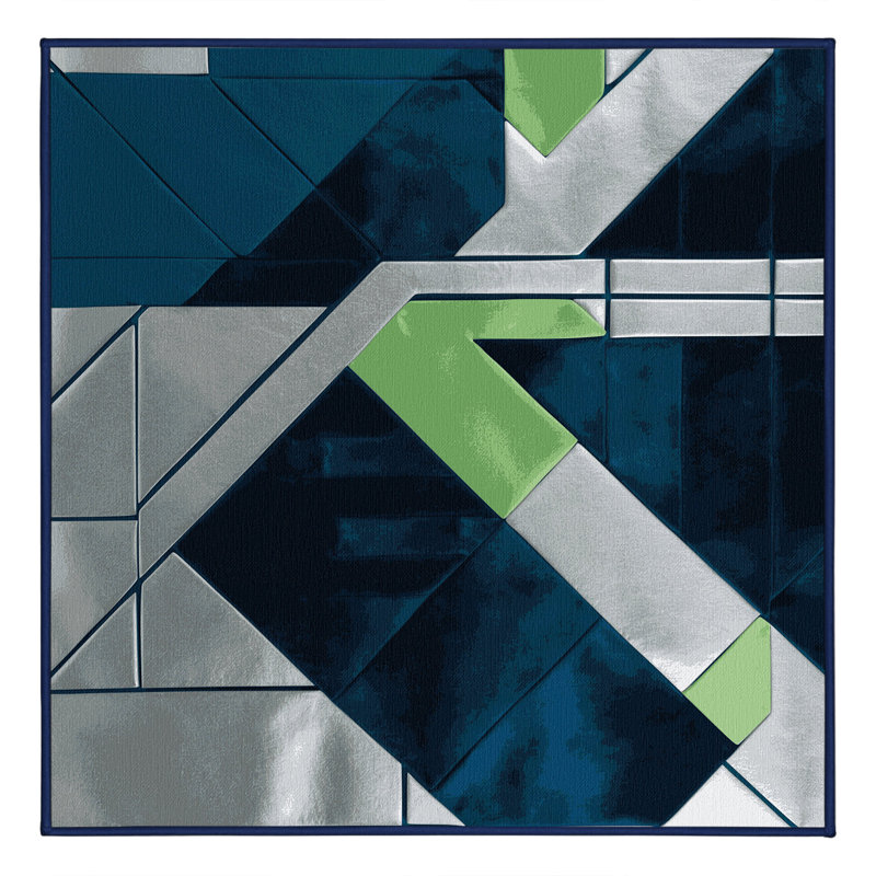 Cosmic Streams Rug, Square 5'