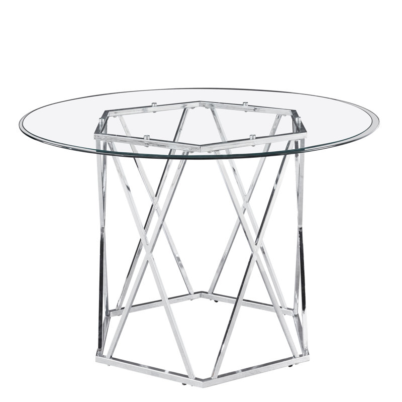 Jonasia 4 - Person Pedestal Base Dining Set