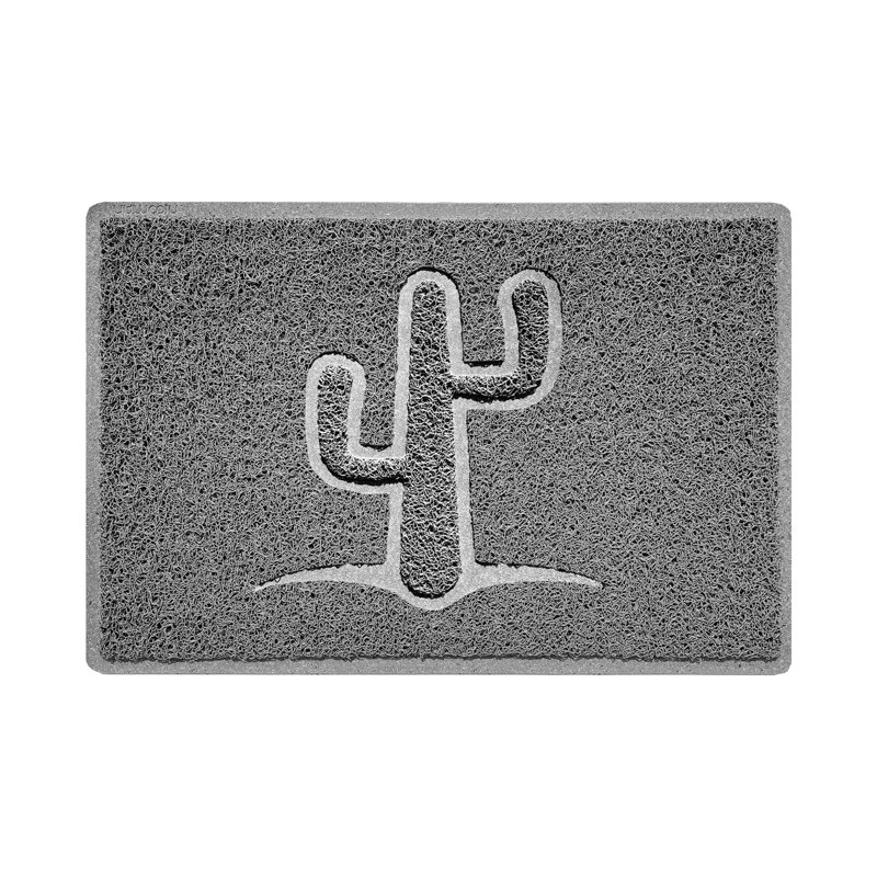 Non-Slip Indoor / Outdoor Doormat, 40cm W x 60cm L, Grey