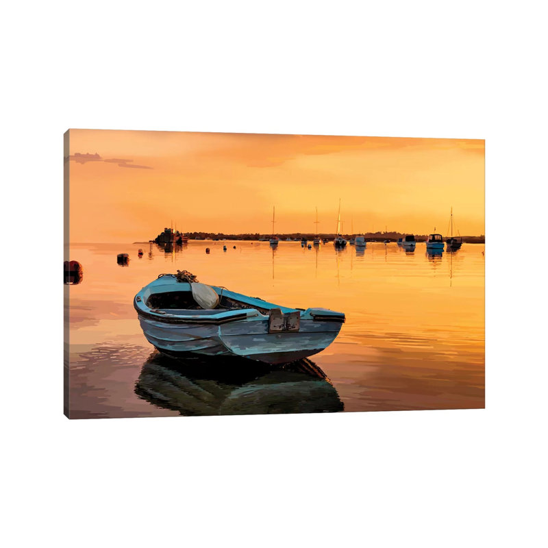 In The Golden Light III by Emily Kalina - Wrapped Canvas Print, 20.32 cm H x 30.48 cm W