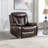 40.6" Wide Modern Diamond Home Theater Recliner With Power Button And USB (Set of 4)-74539945